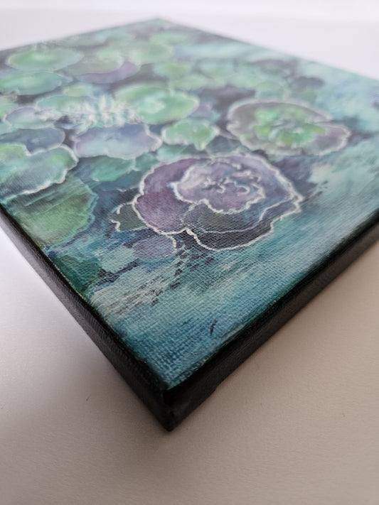 Lush ode to the reef collection Michele Sletcher Art Australian abstract coral reef artist