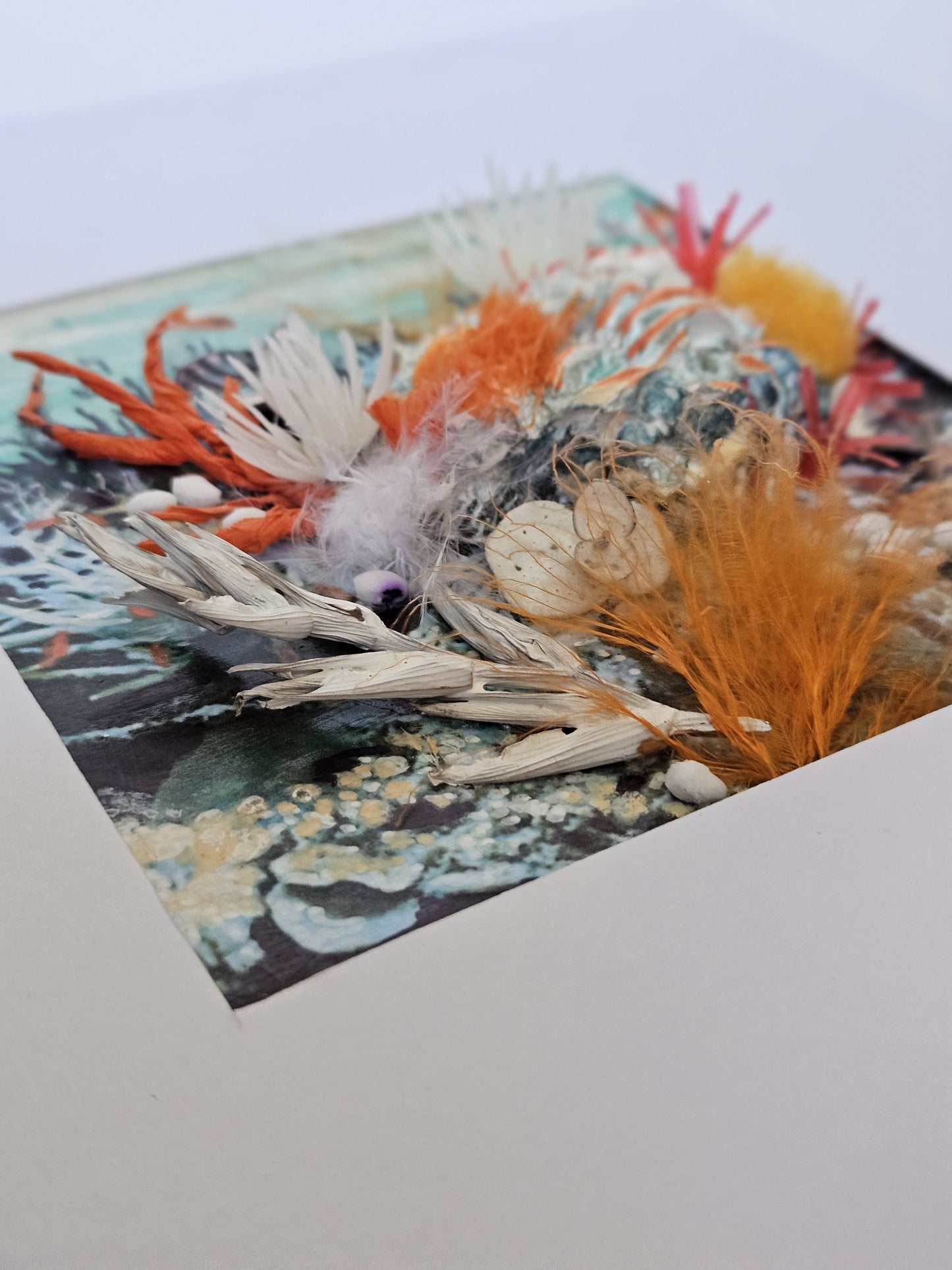 Regrowth 1 Lost and found collection Michele Sletcher Art Australian abstract coral reef artist