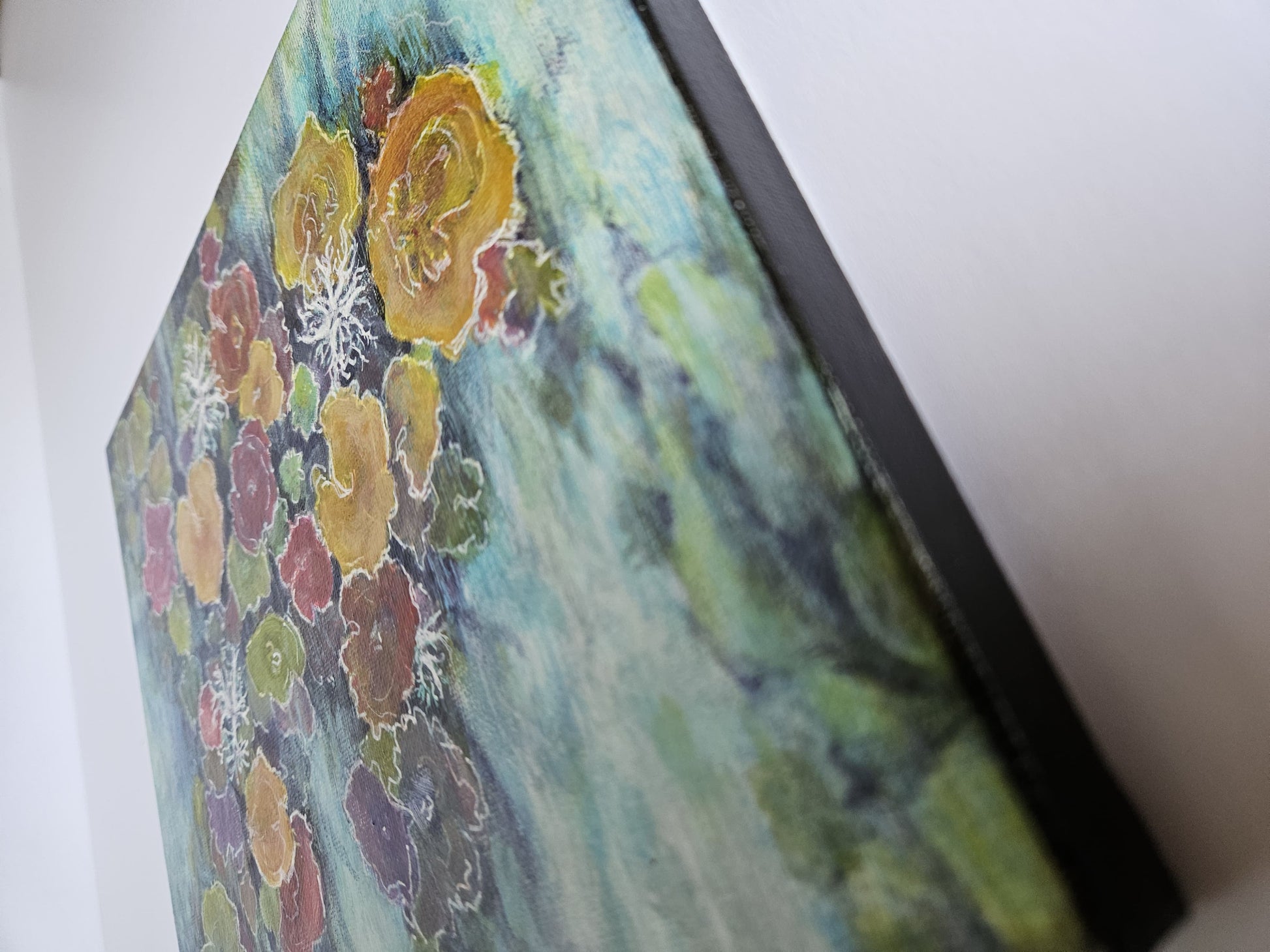 Joyful Surprise ode to the reef collection michele sletcher art abstract artwork bright corals