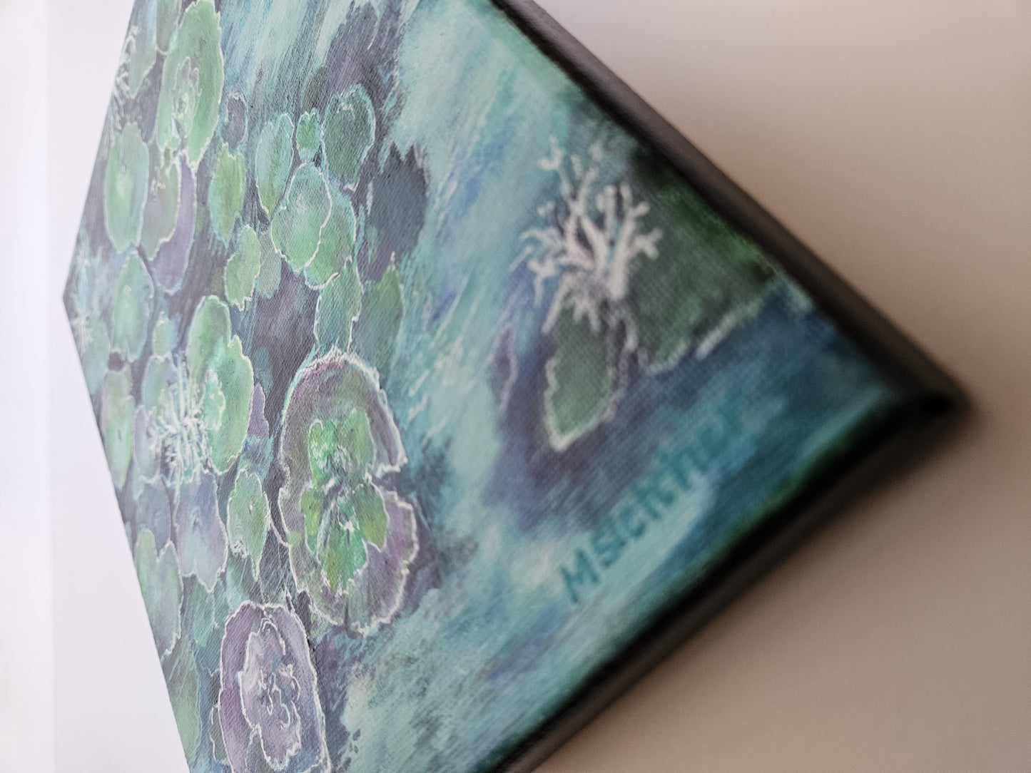 Lush ode to the reef collection Michele Sletcher Art Australian abstract coral reef artist