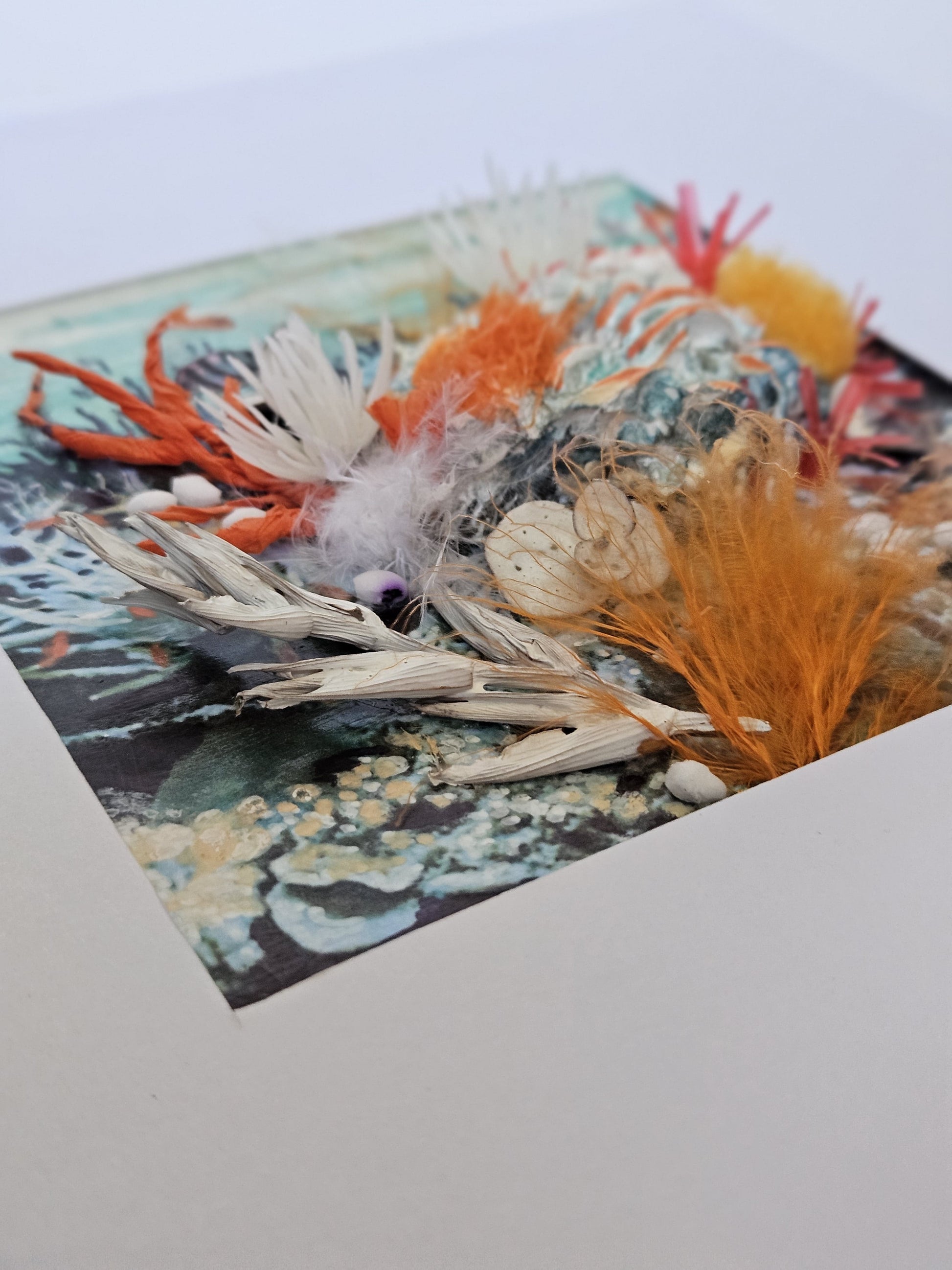 Regrowth 1 Lost and found collection Michele Sletcher Art Australian abstract coral reef artist