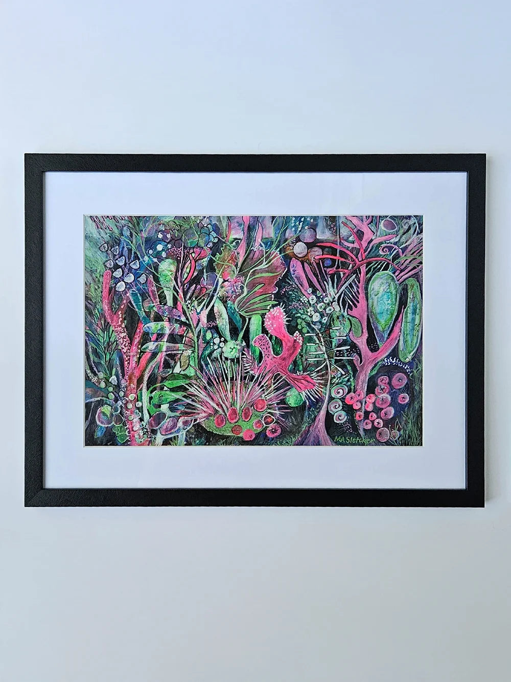 Sletcher Michele Wild Reef Party australian coral reef artist abstract artworks